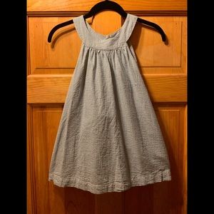 Blue Striped Halter Top